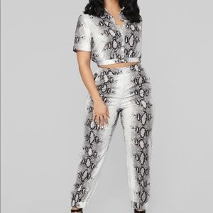 Snake It To Me Two Piece Set
